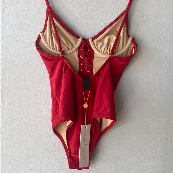 Mink Pink Swinsuit in Ruby Red - Picture 6 of 8